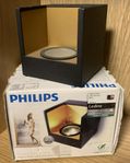 2 st st Led Lampor Philips Ledino Cube Svart/Guld Metall