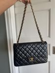 Chanel LARGE CLASSIC HANDBAG lammskinn