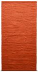 Handvävd RUG SOLID Bomullsmatta 140 x 200 - orange