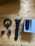 Blue Yeti mikrofon med mickarm