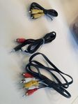 videokabel ljudkabel RCA kabel 