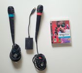 Singstar Sony PS3 mickar, spel, adapter