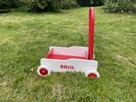 Brio lära-gå vagn, fint skick!