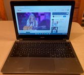 Acer Chromebook 11,6 tum. HDMI. Bra batteri. Ej laddare.