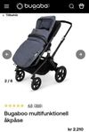 Oanvänd Bugaboo åkpåse high performance med reflex dyn 