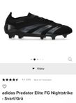 Fotbollsskor, Adidas predator elite, 43 1/3