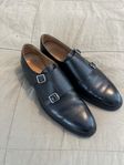 Meermin Mallorca Double Monk Straps - Svarta