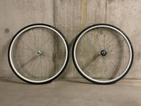 Hjulset fixed Campagnolo Pista med Araya RC-540