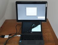 Chromebook samt extern monitor