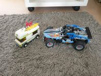 Lego city husbil och lego technic racebil i nyskick