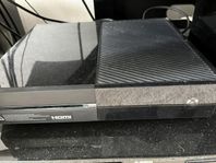 Xbox one + kontroller, laddstation & 19 spel