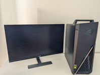 ASUS ROG Strix GA15 GTX 1660 + ACER 27"