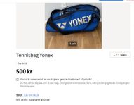 Nya tennisskor herr,  + Tennisbag