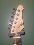 Green blues stratocaster