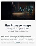 Herr Arnes penningar på Västanå teater