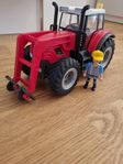 Playmobile traktor med tillbehör 