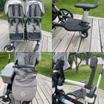 Bugaboo Donkey duo + extra tillbehör 