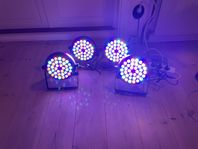 4st Disco PAR Led - Discolampa - Starka