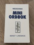 MEDICINSK  MINI ORDBOK av BENGT I LINDSKOG