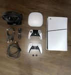 Playstation 5 + hörlurar + edge kontroll