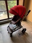 Barnvagn Stokke med tillbehör