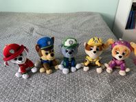 Paw Patrol gosedjur 15 cm, 5 stycken 