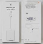 Oöppnad Apple Mini DisplayPort till VGA Display Adapter