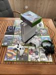 Xbox One S 2TB + massvis med spel och tillbehör 