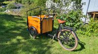 Elcykel - lådcykel Evobike cargo pro-natural wood