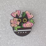 Söta kawaii kruk katt enamel Pins