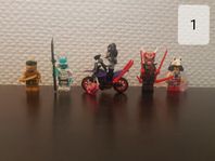 5 st LEGO Ninjago gubbar ink. Akita