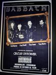 Black Sabbath-poster, Solnahallen 1990