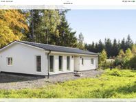 nybyggd 1 plans villa på 126 kvm , 4 rum ock kök 