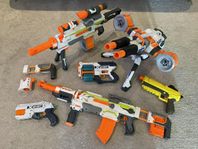 Nerfgun + Nerfskott + Nerf-tillbehör