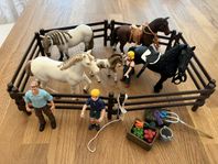 Schleich Hästar med tillbehör 