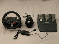 Logitech G29 + växelspak - PC/Playstation