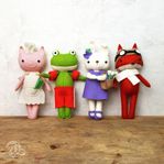 DIY Filt Kit - Suze Pig, Fedde Fox, Sophie Bunny, Vigo Frog