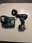 makita skruvdragare 2st batterier 