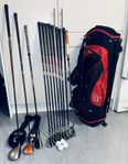 Golfset Herr/Ungdom Wilson Nybörjare + Hybrid & bra bag 