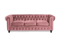 chesterfield soffor rosa 