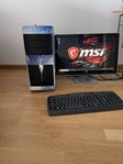 MSI Gaming i5-8GB 128GB SSD + 1 TB 4 GB GTX