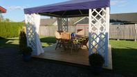 Paviljong / pergola Hillerstorp De Luxe  3,5x3,5m