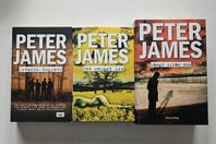 3 x Peter James (inbundna)