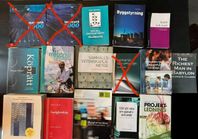 Diverse studentlitteratur, bygg och fastighetsekonomi