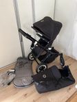 Bugaboo Buffalo all black komplett barnvagn