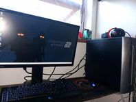 Grym Kompakt & Strömsnål HP Gaming Dator Setup Kit 144Hz 9