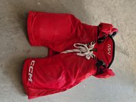 CCM Hockeybyxa Tacks AS-V Jr Red M