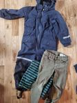 Kappahl skaloverall polarn o pyret jeans och halsduk 