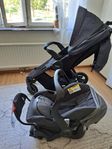 Britax barnvagn + bilbarnstol