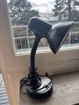 Svart retro bordslampa / lampa 